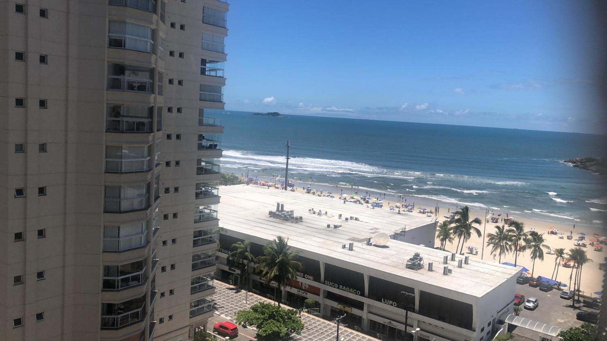 Guaruja Pitangueiras Apto Na Praia Eksteriør bilde