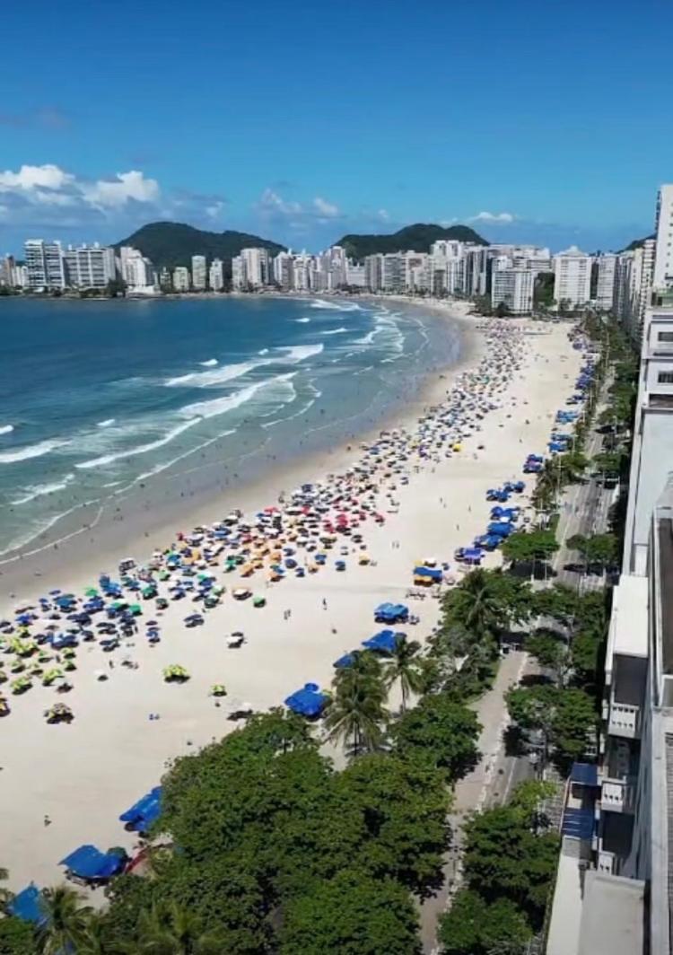 Guaruja Pitangueiras Apto Na Praia Eksteriør bilde